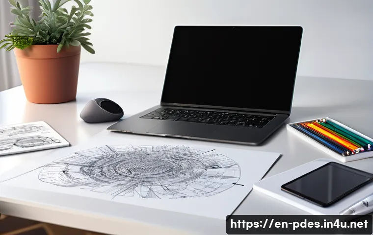 제품디자인 자격증 필수 실무 능력 - A modern product designer’s workspace featuring a large drawing table with multiple rough sketches o...