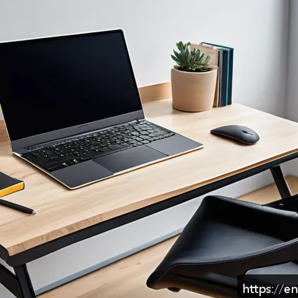 제품디자인 자격증 실기 도구 준비 - A modern workspace scene showcasing a designer&rsquo;s desk equipped with a high-performance laptop featur...