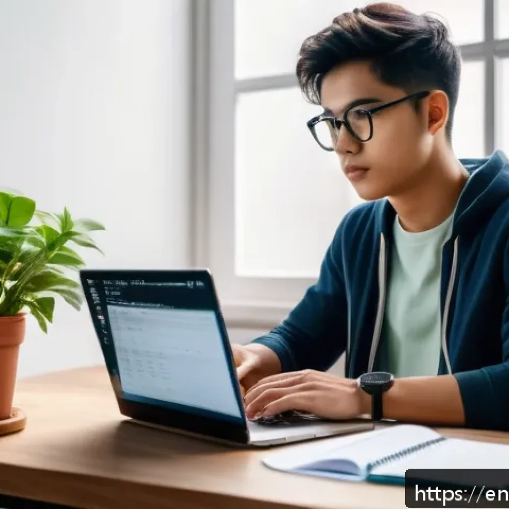 제품디자인 자격증 대비 단기 집중 공부법 - A focused modern study desk setup featuring a young adult wearing casual clothes and glasses, intens...